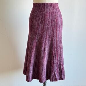 Vintage CALYPSO CHRISTIANE GELLE Knit A-line Midi skirt